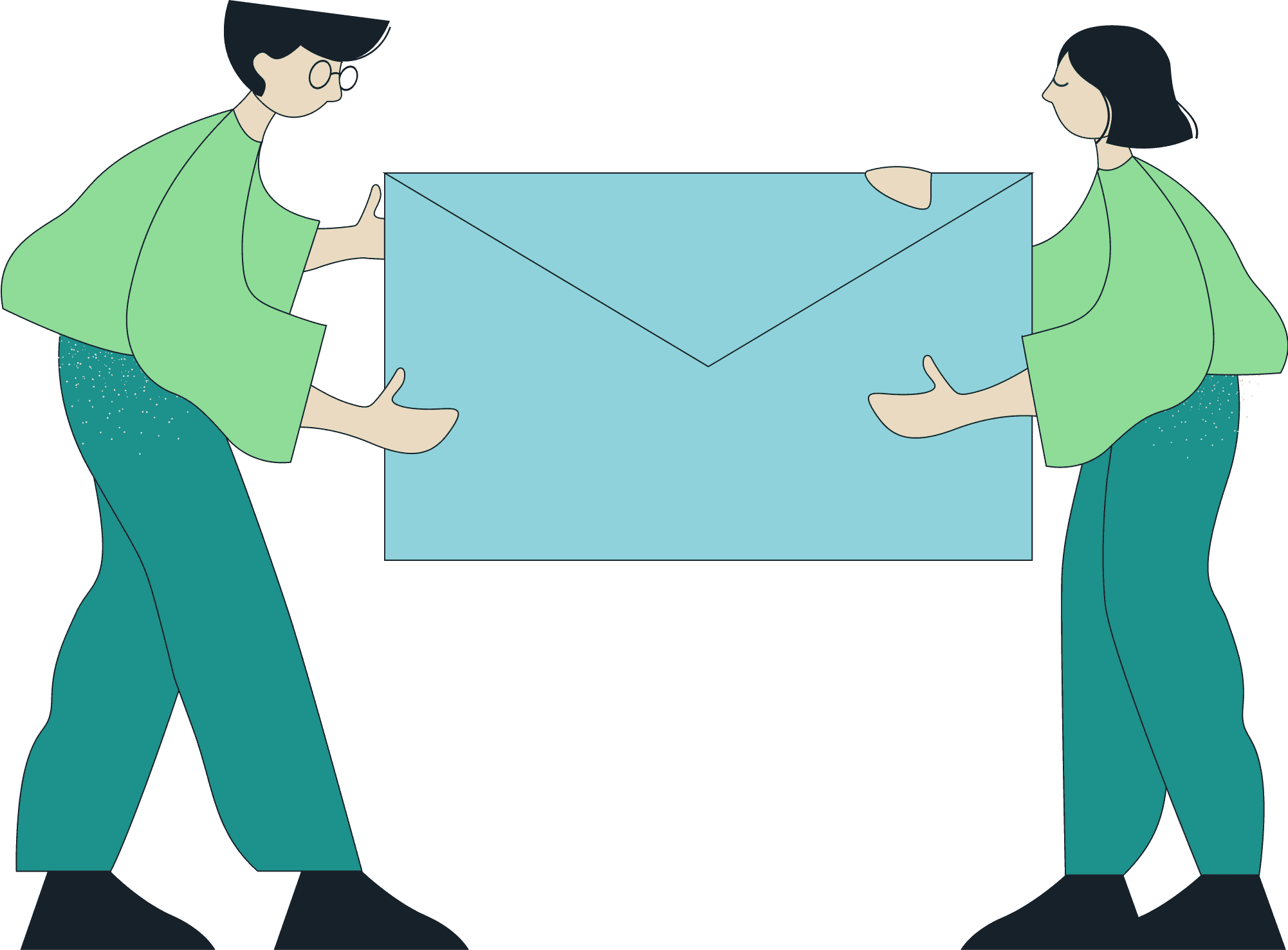 Holding envelope