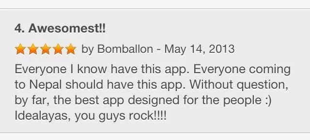 The App Store review from May 2013